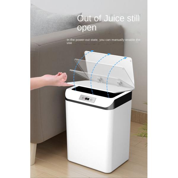 Intelligent Inductive Household Bedroom Living Room Toilet Toilet with Cover Creative Automatic Electric Induction Garbage Can