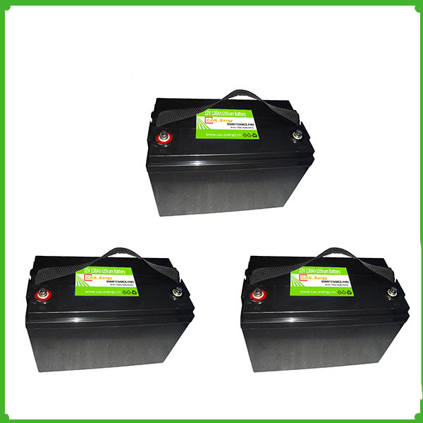 Rechargeable LiFePO4 lithium ion 12V 100ah solar battery pack for solar power
