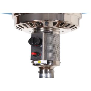 220 cmH Stainless Steel Silver Gas Flexible Radiant Outdoor Propane Mushroom