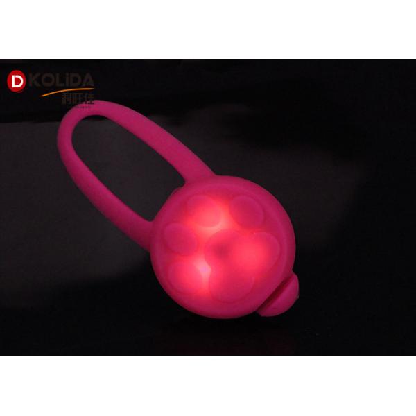 Pretty Mini Safety Dog LED Light ID Tag , LED Dog Collar Blinker Lights