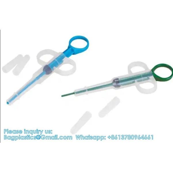 Dual Purpose Pet Pill Feeder Gun Pet Dog Cat Pill Gun Capsule Medication Syringe Medicine Syringe Feeding