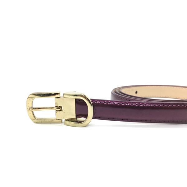 Fashion Thin Leather Belts/Women's Fashion Belt 18mm Wide Solid Color