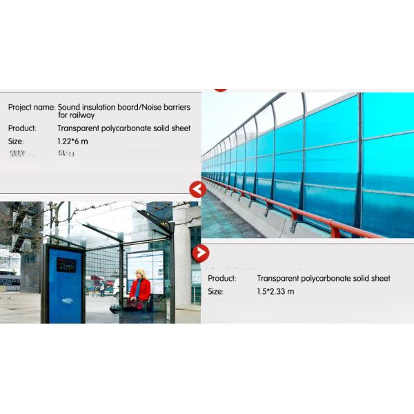 Greenhouse Roofing Polycarbonate Sun Sheets 4mm-20mm Thickness