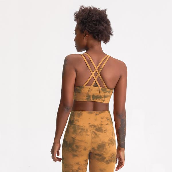 Tie Dye Yoga Bra And Legging Set Yoga Activewear Sets 220gsm