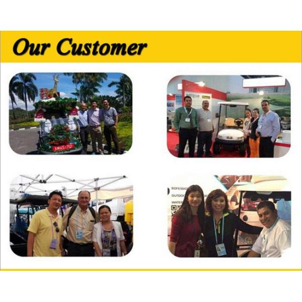 48V lithium Battery Powered Electric Golf Car EXCAR A1S2+2 White 4