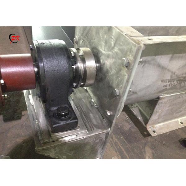 Inclined Tubular Screw Conveyor 14~110 m3/h Capacity For Food Industry