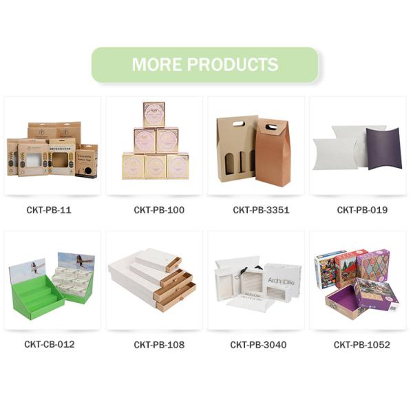 Recycled Paperboard Packaging Box With String And Button Closure , Paperboard Folding Cartons