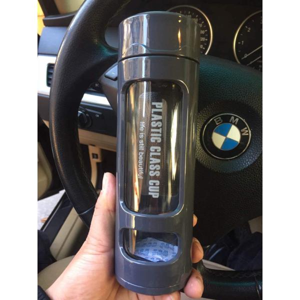 Substantial Glass Water Bottle Leak Proof Anti Oxidation For Drinking