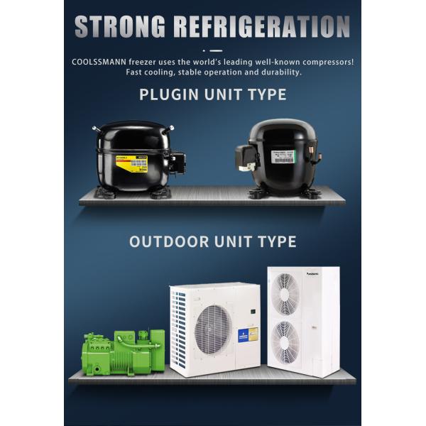 ETL Gas Station & Mini Store Two Sides Open Island Freezer