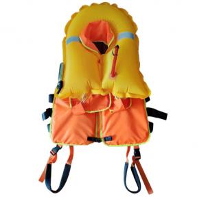 China Emergency Rescue Self Inflating Life Jacket Marine Life Jacket For Adults on sale