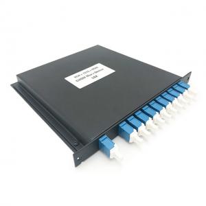 Quality Hard Metal Case Fiber Optic Components 8 Channel CWDM Mux Demux Module With Connector wholesale