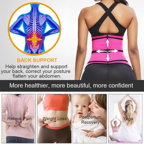 Neoprene Waist Trainer Belt for Effective Fat Burning and Compression in Regular Size