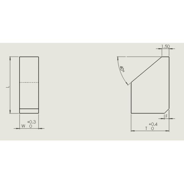 High Toughness Square Carbide Blanks , Tungsten Bar Stock OEM & ODM Available