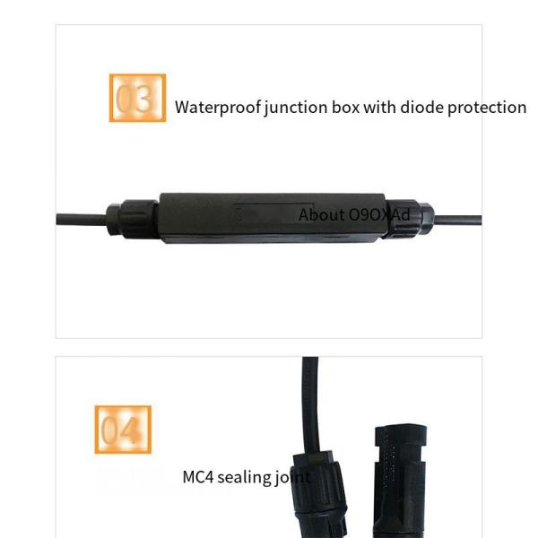 Semi Flexible Monocrystalline Solar Panel 200W Vehicle Powered RV And Marine Solar Panel