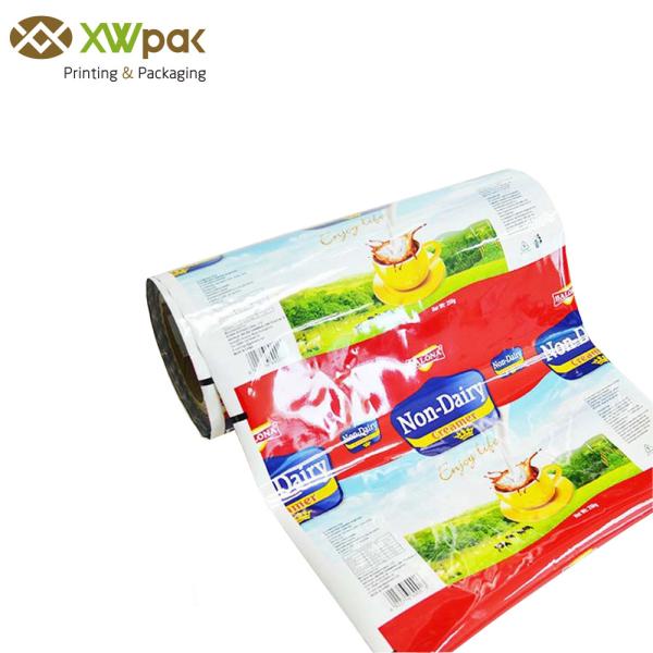 Matte Surface Finishing Packaging Roll Film With Laminated Paper Add Aluminum