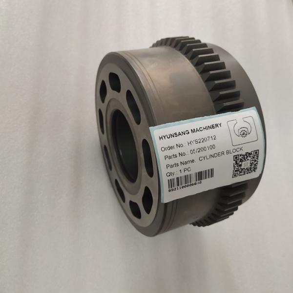 Hyunsang Excavator Gear Parts Hydraulic Cylinder Block 05/200100 For JS330