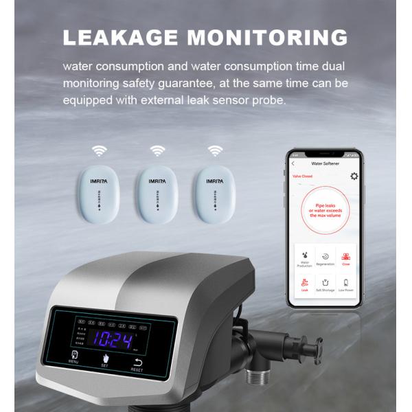 Electric Water Softener Valve 1-3 Ton/H Large Flow Up Flow Regeneration Type