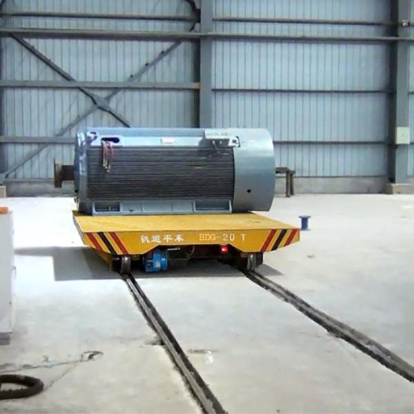 Heavy Duty Battery Transfer Cart For Transportation Storage Material On The Curved Rail Route