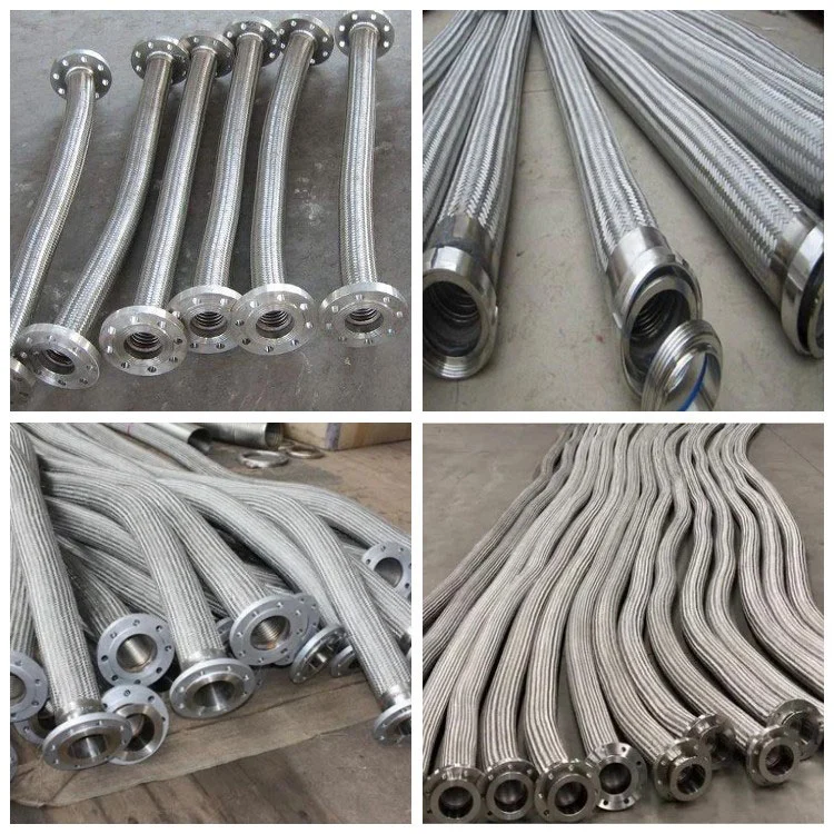 Corrugated Stainless Steel Pipe - Rustproof and Corrosion-Resistant 316 L Corrugated Pipes 1&quot; Bsp Ss Braided Flexible Metal Tube