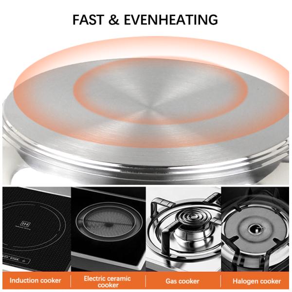 Amazon Top Seller Kitchen Cooking Induction Multi-Layer Stainless Steel Steamer Pot With Bakelite Handle