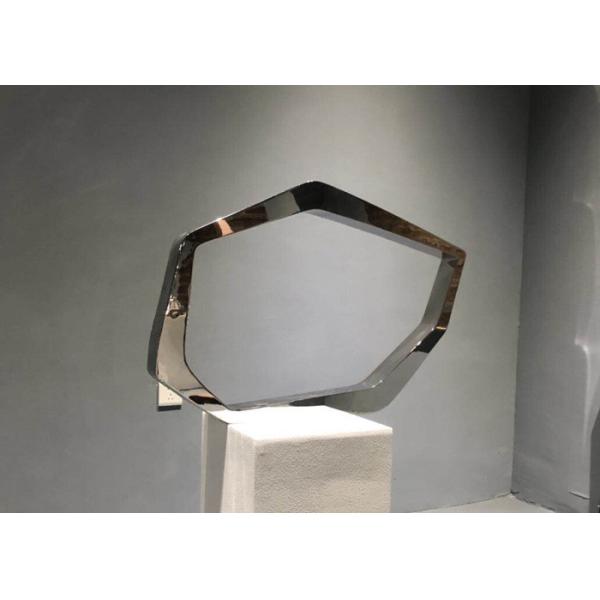Art Modern Stainless Steel Sculpture , Stainless Steel Abstract Sculpture