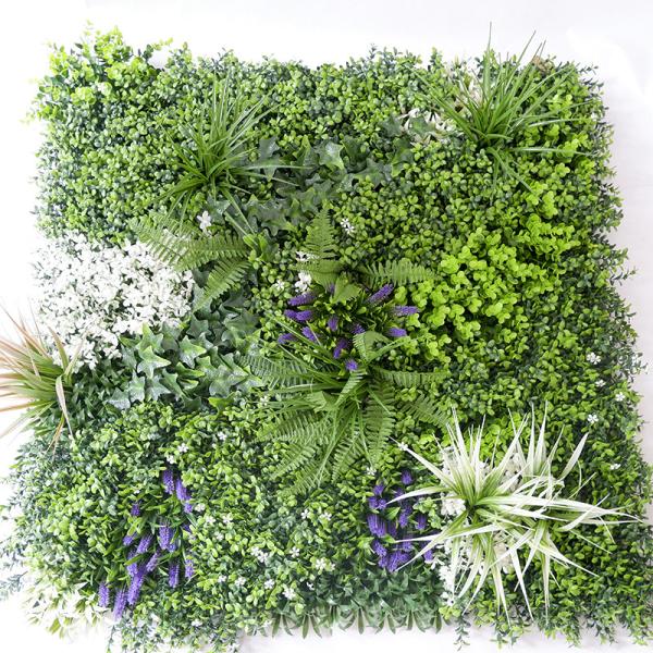 42cm Waterproof Fake Green Wall Grass For Wall Garden
