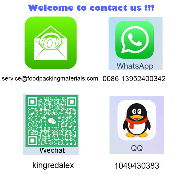 OEM Logo Printed Food Grade Steam Cooking Sausage Casing For Meat