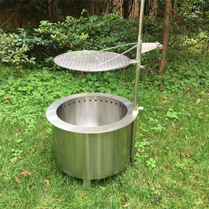 Wood Portable Smokeless Stove 22 Inch 14 Inch Fire Pit And Grill