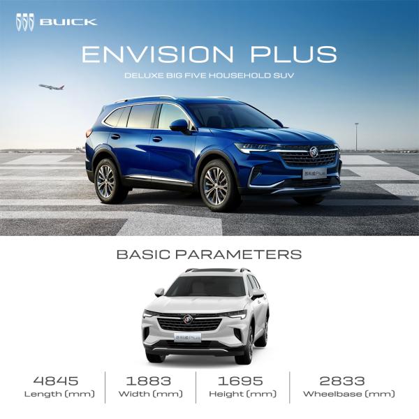 2024 Bu-ick Envision Plus Speed Gasoline Mini Car SUV with Ample Energy Fuel Cell Body Structure 5-door 5-seater Speed