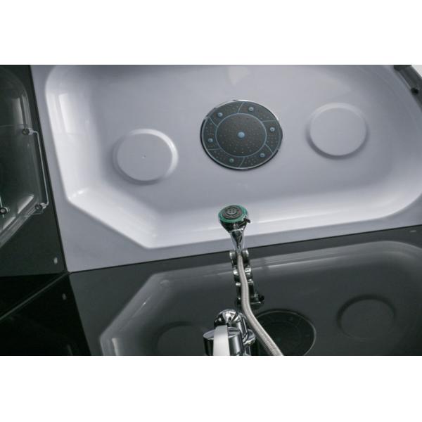 4mm Sliding Open Shower Glass Cabinet For Bathroom