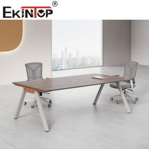 Quality Customizable Modern Wood Conference Room Table Light Brown wholesale
