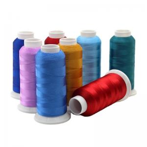 Quality 125g Weight/Cone MERCERIZED 120d/2 Polyester Embroidery Thread for Machine Embroidery wholesale