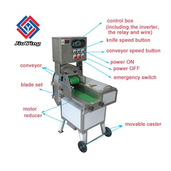 Cutter Type Vegetable Processing Equipment Banana Cassava Chips 60mm Cutting Size