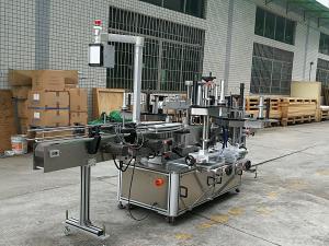 Quality CE Glass Bottle Labeling Machine , Sticker Front And Back Labelling Machines For Round Glass Bottles wholesale