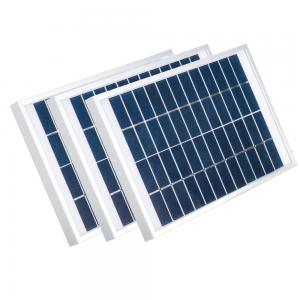 Quality Small Glass Solar Panel 5w 12v Polycrystalline Solar Cell For Led Light wholesale