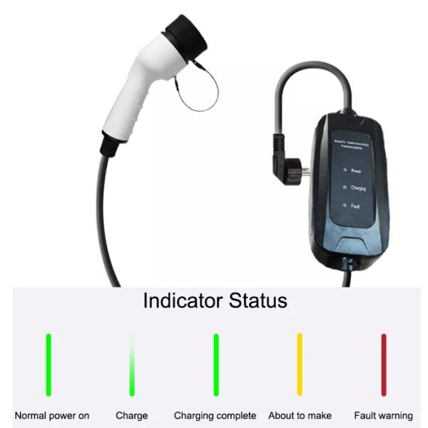 3.5KW 16A Type 1 Portable Ev Charger Box AC Car Charging Electric Vehicles Stations