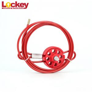 Quality Wheel Type Cable Lockout Device Loto Lock Body Accepts Up To 8 Padlocks wholesale