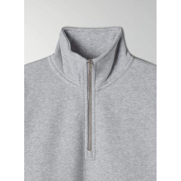 Customized Cotton Half Zip Pullover Sweatshirt Blank Oversized Long Sleeve Sweatshirt Women Hoodie