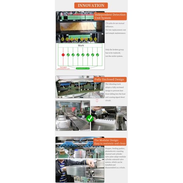 Pharmaceutical Automatic Counting Machine Accuracy 99.8% High Speed