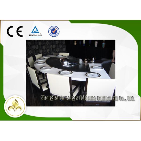 Fume Precipitator Electric Flat Top Griddle Outdoor Barbecue Commercial Hibachi Grill