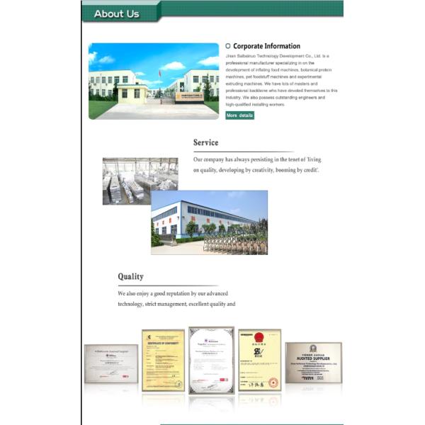 Dry Automatic Pet Food Extruder Machine/ Processing Machine / Production Line Long - Life