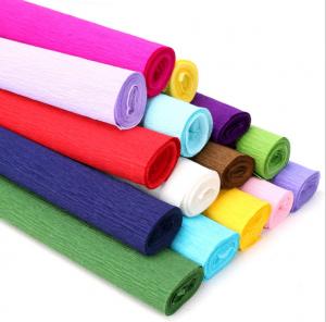 Quality 50cmx250cm Assorted Double Sided Crepe Paper Roll Decorations Customized wholesale