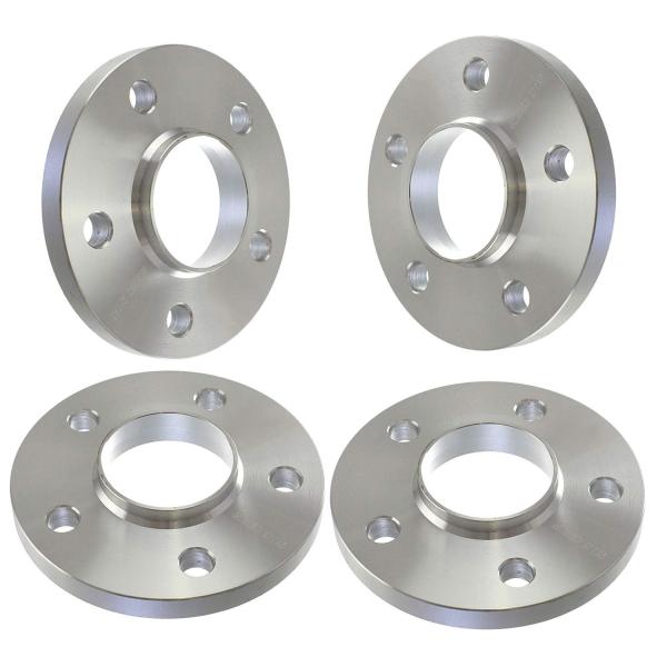 15mm Thick | Hubcentric Silver Wheel Spacers | 5x130 | Porsche VW Audi | 71.6mm