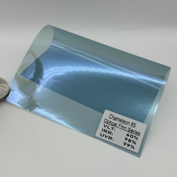 Nasido IRR99% Blue Chameleon Window Tint 2 mil Thickness Explosion Proof Anti UV