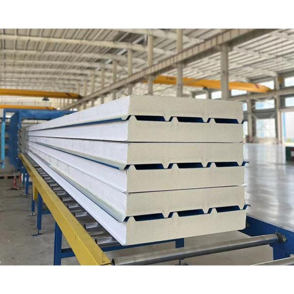 PIR Foam Wall Insulated PU Roof Panel Polyurethane Corrugated Sandwich Panel 950mm