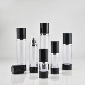Quality BPA Free DIY Clear Round 60ml Pump Airless Bottles For Cosmetic wholesale