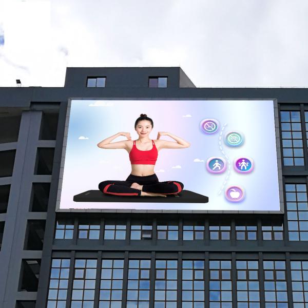 Flexible Custom Outdoor LED Advertising Screen Display P8 RGB Vivid Image Video Deep Gray Processing
