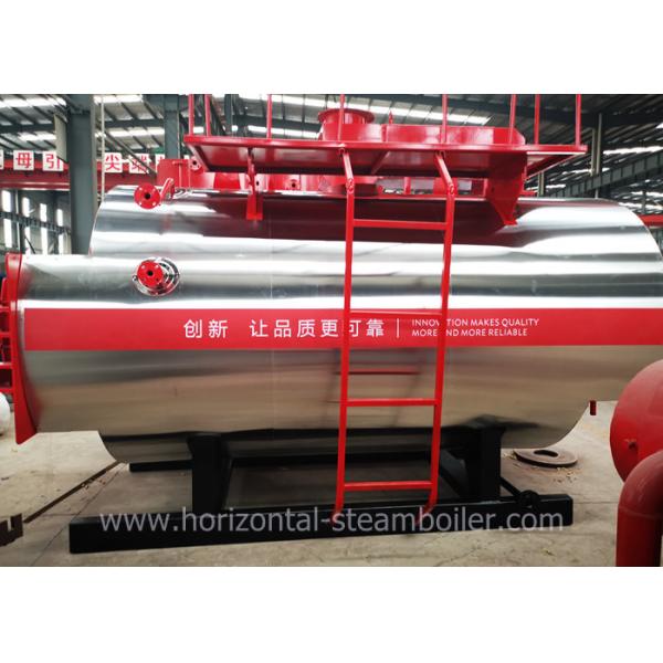 Horizontal 1 Ton Industrial Steam Boilers Oil Fired Hot Water Furnace Environmental Friendly