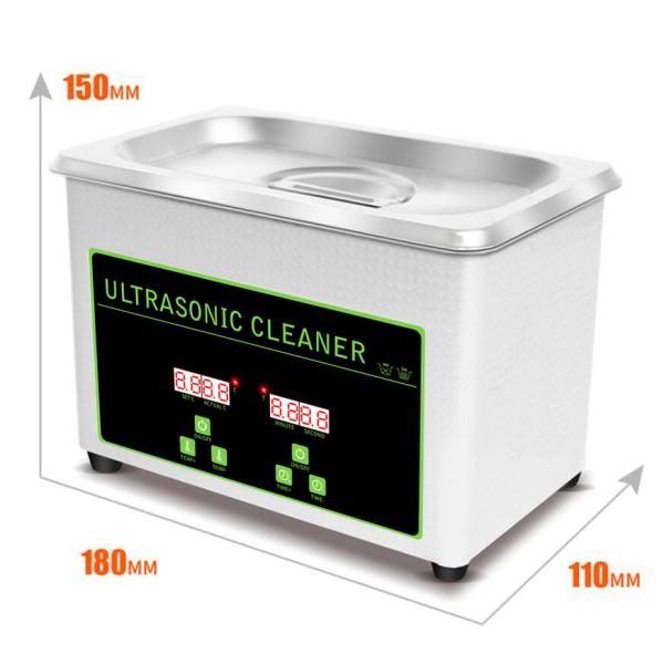 30W 800ml Digital Ultrasonic Jewelry Cleaner Stainless Steel 304 Jewellery / Watche Cleaning