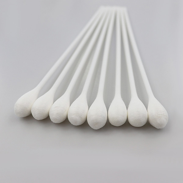 Environmentally Friendly Medical Cotton Buds , Safety Cotton Swab White